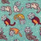 Culotte PUL "chats astronautes"