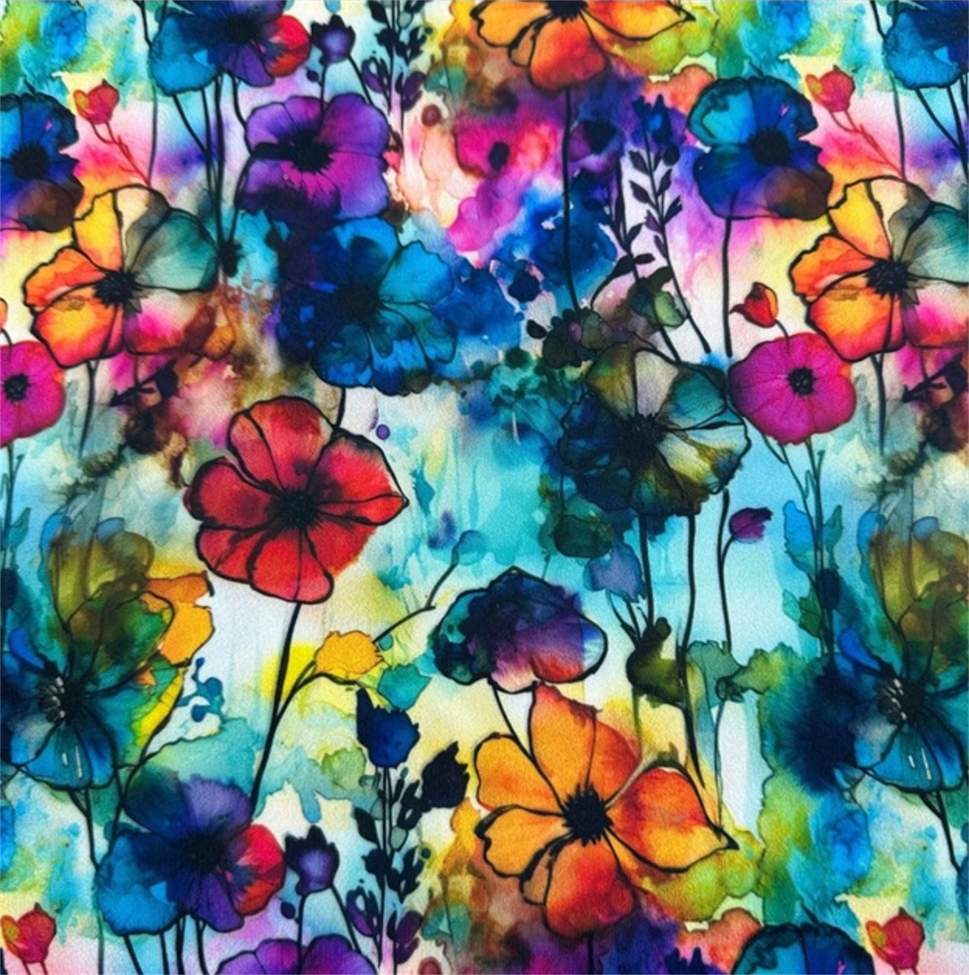 PUL coquelicots aquarelle